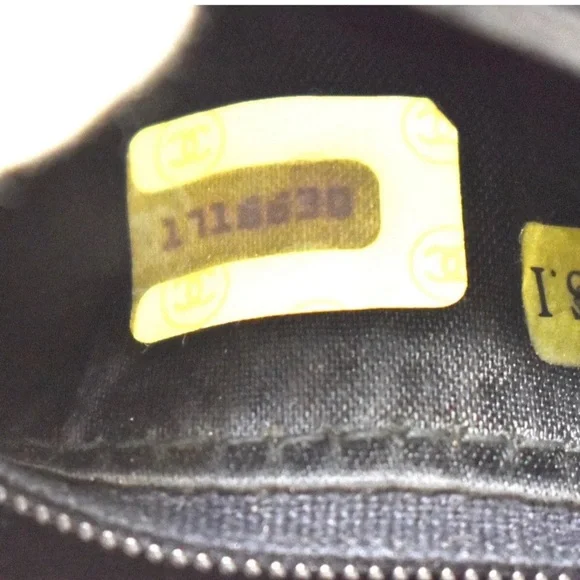 CHANEL CC MATELASSE Fringe Chain Shoulder Bag Leather Black Vintage - Picture 9 of 12